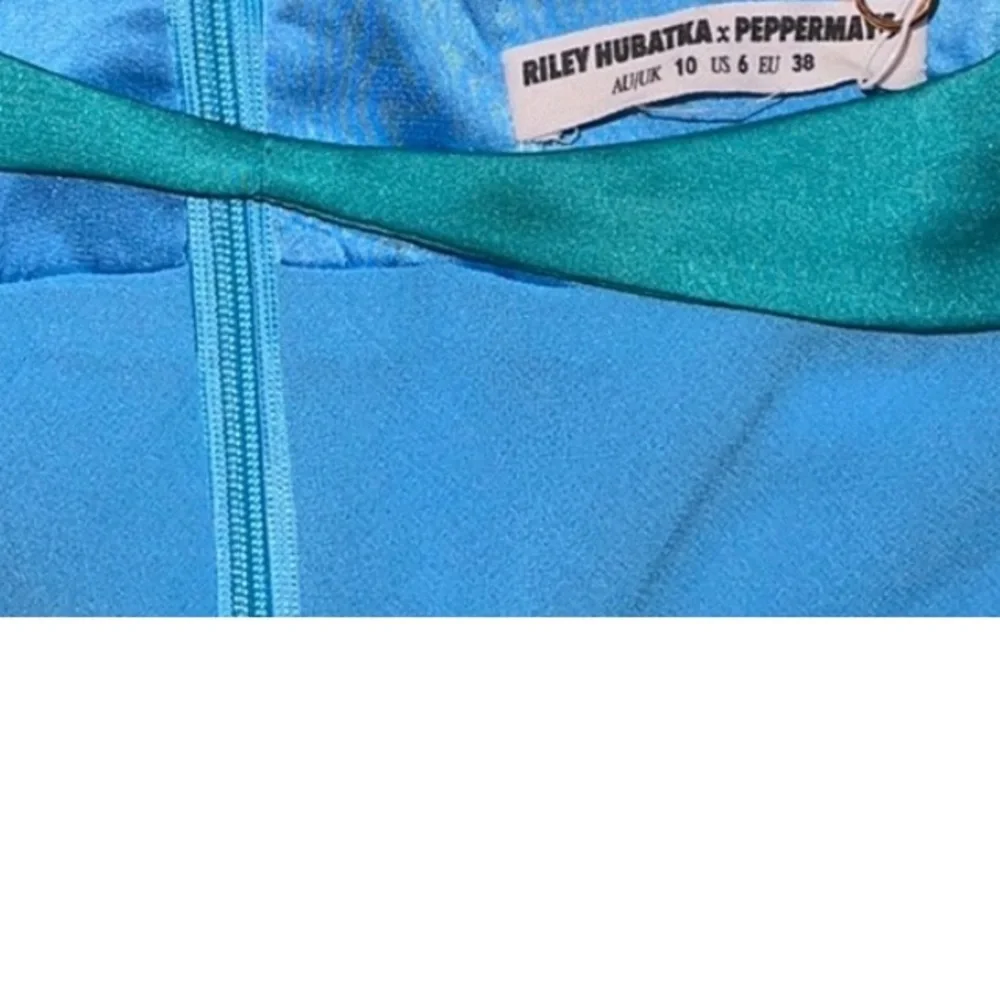 🩵 Riley Hubatka EXCLUSIVE x Peppermayo Azure Blue Mondello Maxi Skirt | 6 S